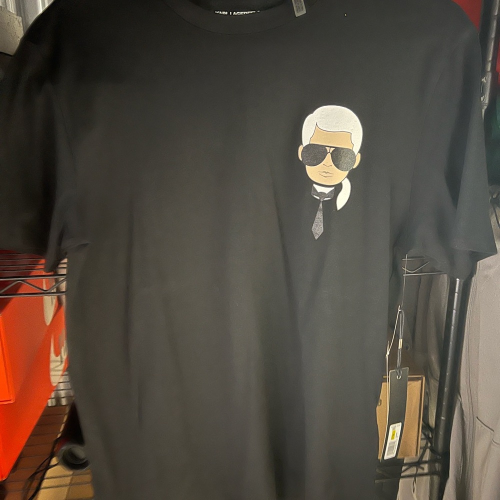 Karl Lagerfeld Black Short Sleeve Tee